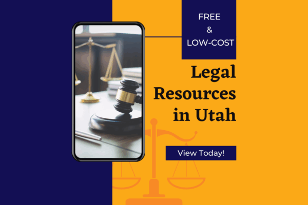 Graphic for Free and Low-cost legal resources in Utah.