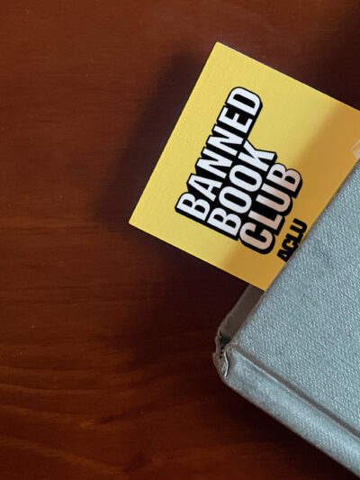ACLU UT Banned Book club graphic.