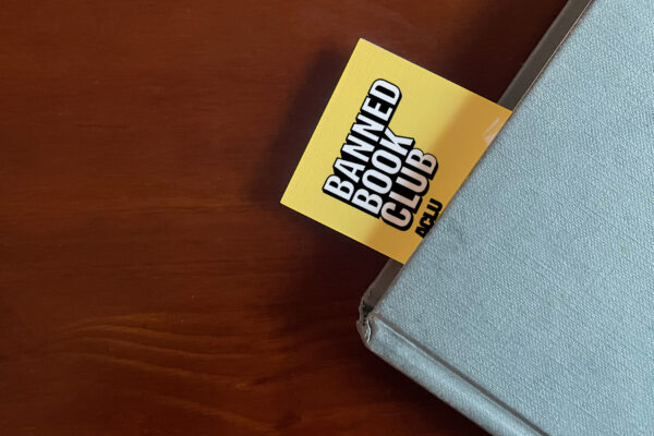 ACLU UT Banned Book club graphic.