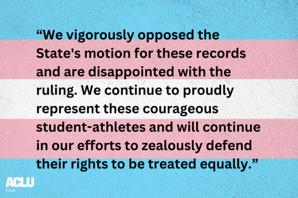 ACLU of Utah Comments on HB11 Updated Case
