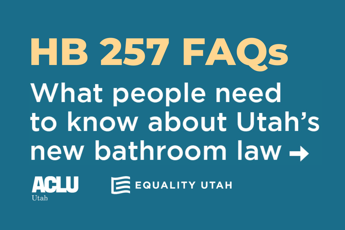 FAQs on HB 257: What People Need to know about Utah's New Bathroom Law ...