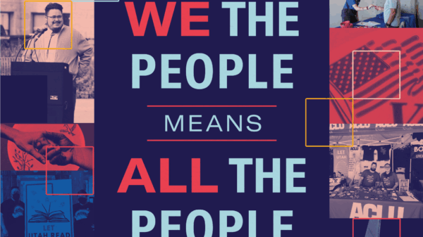 2024 graphic for aclu of utah's annual report.