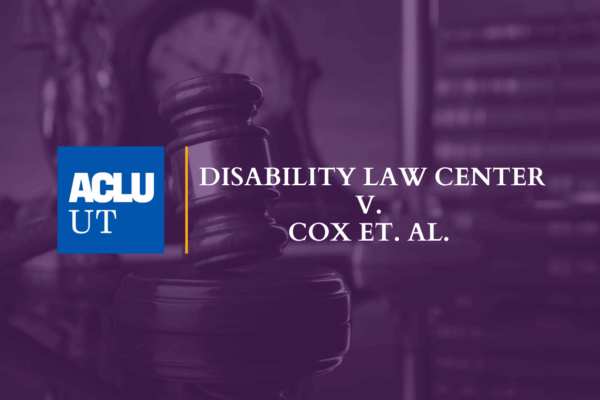 Disability Law Center v.  Cox et. al.