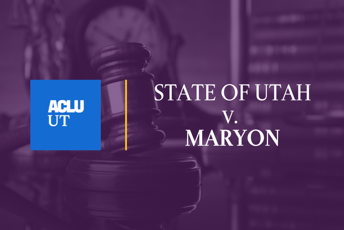 State of Utah v. Maryon.