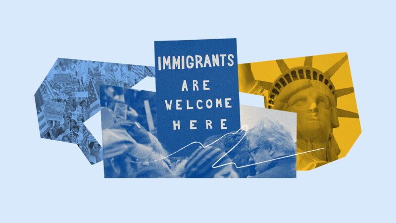 Immigrants are welcome here