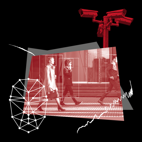 Image of surveillance equipment use on the public.