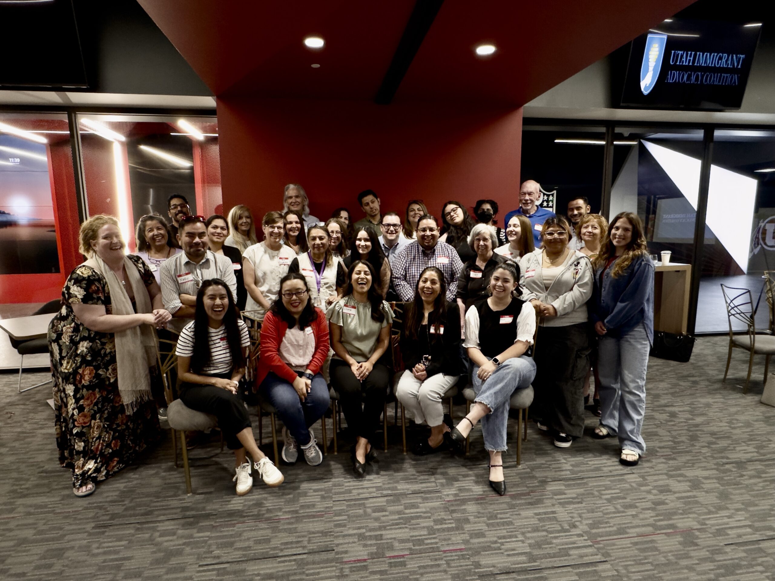 A group photos of members of the Utah Immigrant Advocacy Coalition.