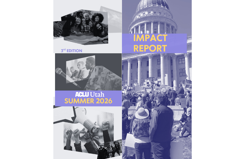 2026 Impact report feature image for the aclu of utah.