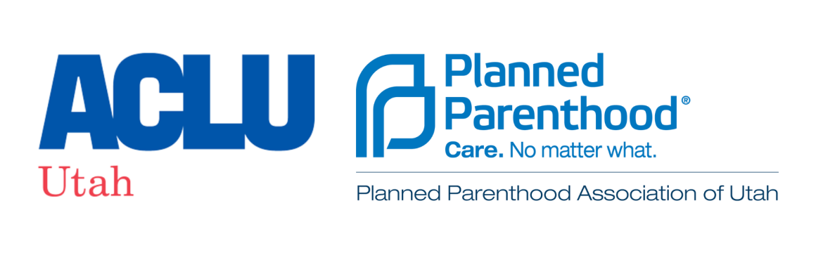 ACLU of Utah logo next to Planned Parenthood Association of Utah logo