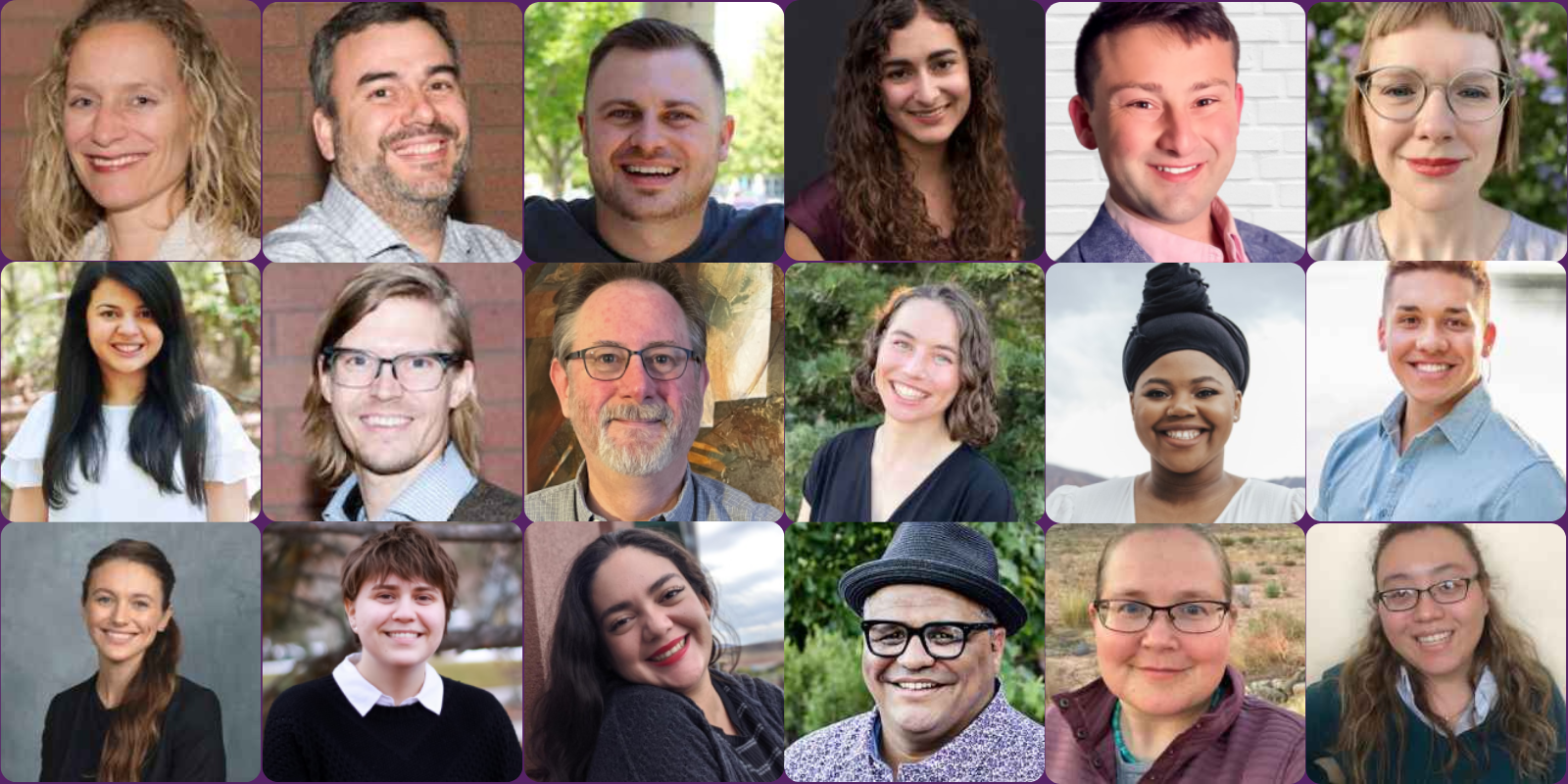 ACLU of Utah Staff photos in a collage