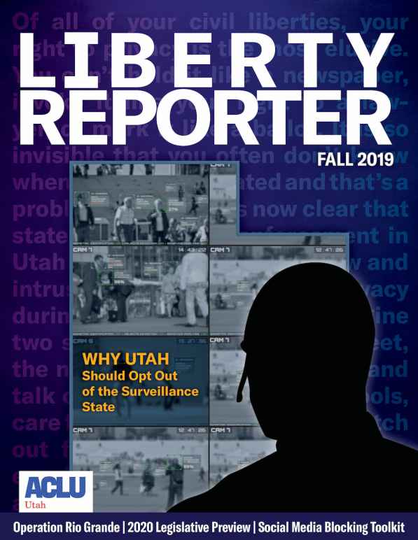 newsletter, Fall 2019, liberty reporter, cover