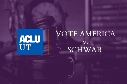 Graphic for Vote America v. Schwab